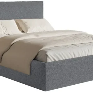 Bestseller Łóżko tapicerowane 180x200 cm Softie Slim grafitowe szenil