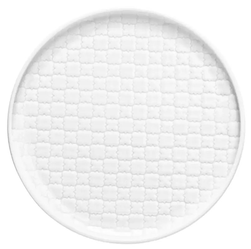 Talerz płytki porcelanowy Marrakesz 20 cm biały Wyjątkowa oferta
