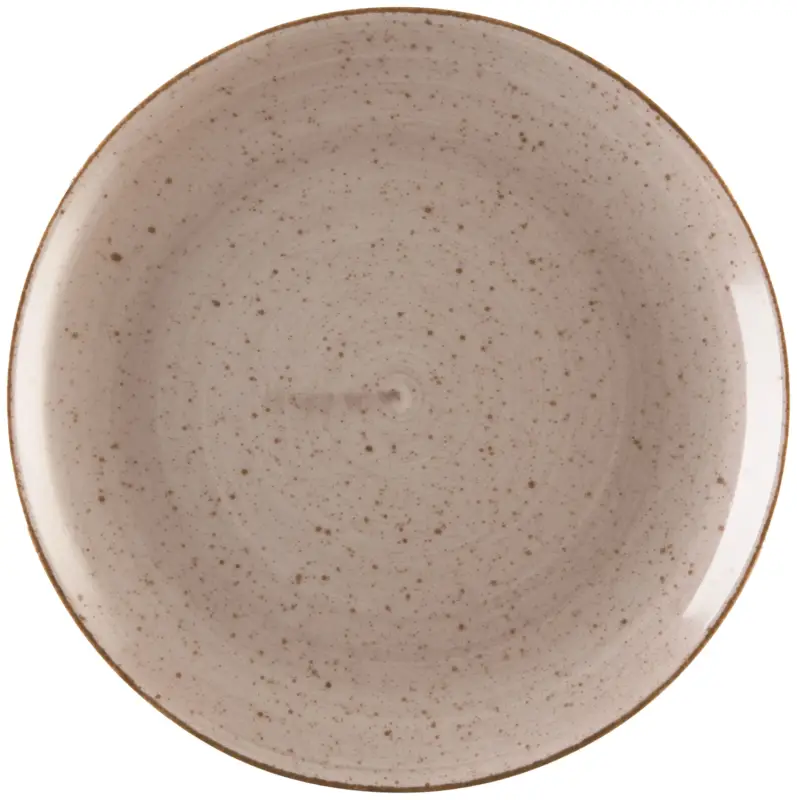 Hit cenowy Talerz płytki porcelanowy Boss 20,5 cm jasnobrązowy