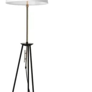 Lampa Podłogowa Taflo 175 cm czarno-złota E27 Dostępne od ręki