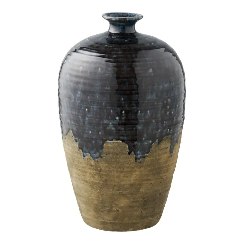 Dostępne od ręki Wazon ceramiczny Uvesine ø27x44,5 cm ciemnoniebieski