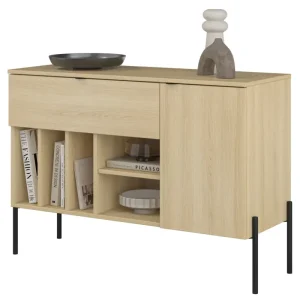 Bestseller Komoda jednodrzwiowa Ore z szufladą 105 cm dąb lindberg