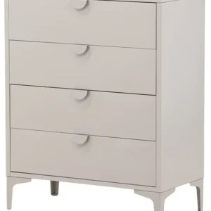 Darmowa dostawa Komoda Piring z czterema szufladami 78 cm beżowa