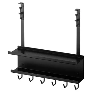 Nowość Yamazaki organizer pod biurko na kable i router Smart 40 x 11,5 x 43 cmkolor czarny