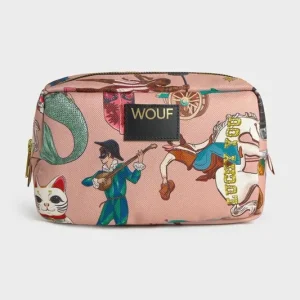Dodaj do koszyka WOUF kosmetyczka podróżna Circus 20 x 13 x 9.5 cmkolor różowy