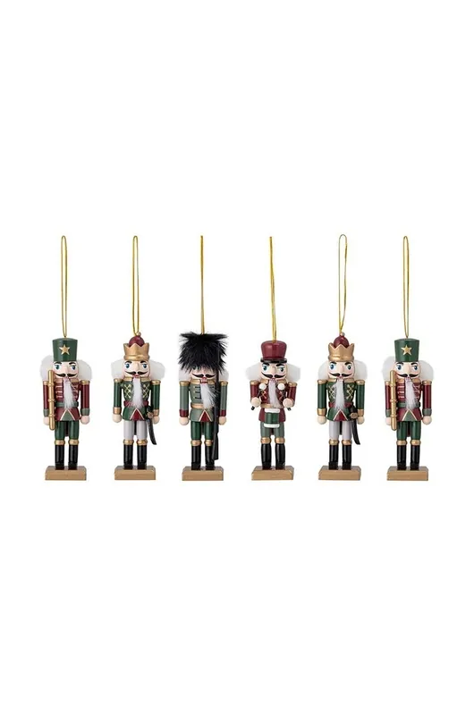 Cena promocyjna Bloomingville zestaw ozdób choinkowych 6-pack