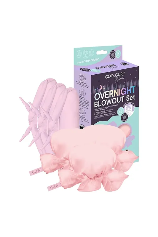 Oferta GLOV zestaw do stylizacji włosów CoolCurl Overnight Blowoutkolor różowy