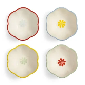 &k amsterdam zestaw miseczek folk small 4-packkolor multicolor Oferta limitowana