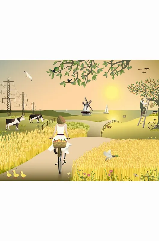 Vissevasse plakat A Fine Day 30x40 cm Tani