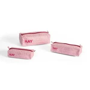 HAY zestaw saszetek Candy Mono Wash Bag 3-packkolor różowy Darmowy zwrot