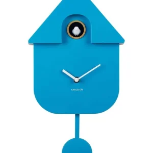 Darmowa dostawa Karlsson zegar ścienny Modern Cuckoo