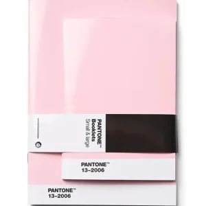 Cena promocyjna Pantone zestaw notatników 17 x 12 cm / 22 x 17 cm 2-packkolor różowy