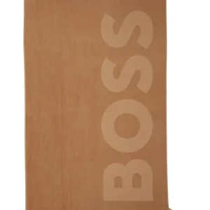 Hit cenowy BOSS ręcznik plażowy bawełniany ZUMA Camel 100 x 180 cmkolor brązowy 1068956