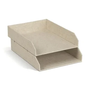 Hit sprzedaży Bigso Box of Sweden organizer na dokumenty Hakan 23 x 31 x 6 cm 2-packkolor beżowy 7892N6001-99