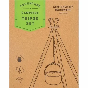 Do wyczerpania zapasów Gentlemen's Hardware stelaż nad ognisko Campfire Tripod Set