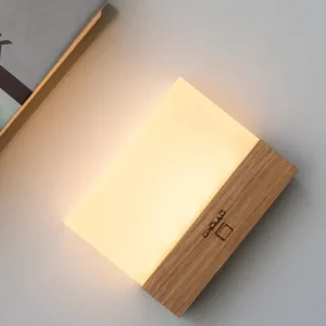Gingko Design lampka bezprzewodowa LED z drewna orzechowego 8 x 2,5 x 6,6 cmG082AH Ostatnia szansa