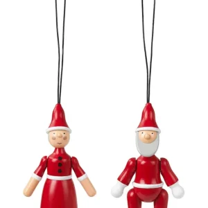 Kay Bojesen ozdoba choinkowa Santa Claus and Santa Clara 2-pack Super okazja