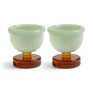 Bezpieczne zakupy &k amsterdam kieliszki o jajek ze szkła barwionego 5,5 cm362-04