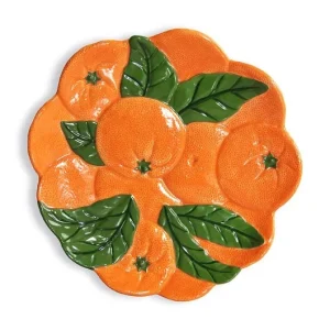 Rabat &k amsterdam talerz deserowy orange 23,5 cmkolor pomarańczowy