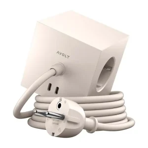 Darmowa dostawa Avolt kostka ładująca magnetyczna Square 1, 2 x USB, 1,8 m