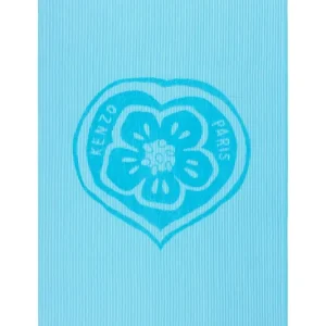 Kenzo ręcznik plażowy bawełniany KHEART Turquoise 90 x 160 cmkolor niebieski 1063059 Wybór klientów
