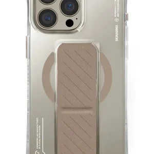 Skinarma etui na telefon z wbudowanym pierścieniem magnetycznym iPhone 16 Pro Maxkolor beżowy SK-2024IPP69-AXON-GLD Nie przegap