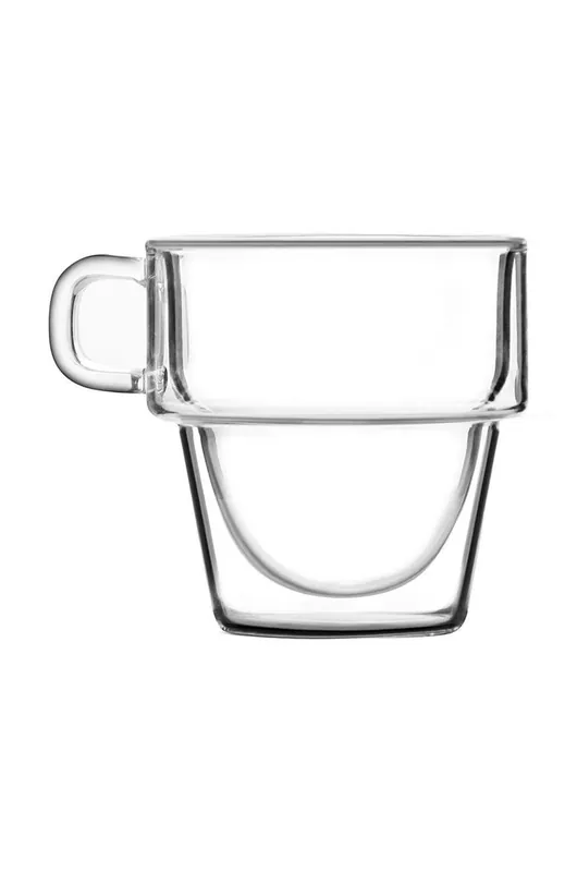 Vialli Design zestaw filiżanek do espresso 150 ml 6-packkolor transparentny 0 Łatwy zwrot