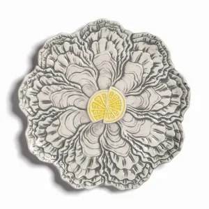 &k amsterdam talerz deserowy Plate Oyster 23 cmkolor multicolor Wysoka jakość