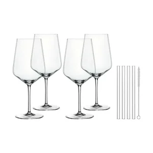 Wybór klientów Nachtmann zestaw kieliszków do koktajli ze słomkami Coctail Spritz 630 ml 4-packkolor transparentny