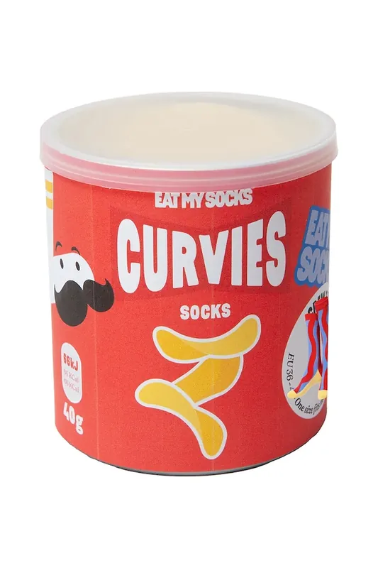 Szybka dostawa Eat My Socks skarpetki Curvieskolor czerwony