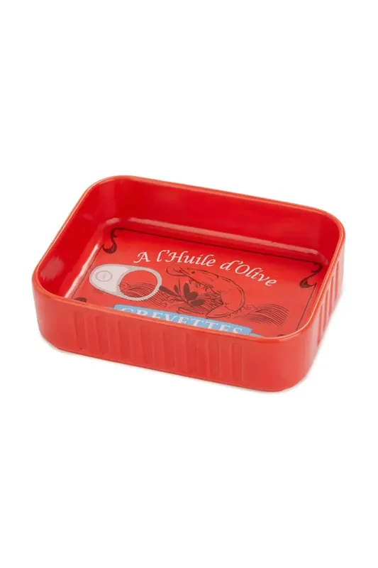 Premium Balvi pojemnik na przekąski Snack tray 3 x 12,5 x 9,4 cmkolor czerwony