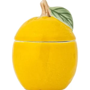 Dostępne od ręki Bloomingville pojemnik z pokrywką Limone 220 mlkolor żółty