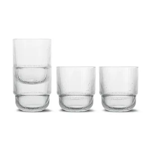Najlepsza cena Sagaform zestaw szklanek Blanka 400 ml 4-packkolor transparentny