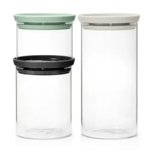 Wyjątkowa oferta Brabantia zestaw pojemników do przechowywania (3-pack)