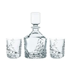 Zamów teraz Nachtmann karafka do whisky ze szklankami Sculpture Whisky 750 ml / 365 ml 3-packkolor transparentny