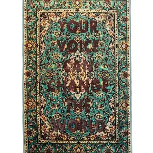 Wysoka jakość Seletti dywan Burnt Carpet 80 x 120 cmkolor multicolor