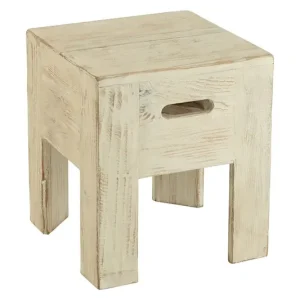 J-Line stołek 35 x 35 x 40 cmkolor biały 47690 Wysoka jakość