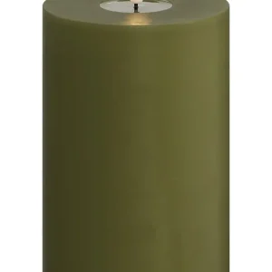 Wybór klientów Deluxe Homeart świeca led Oliven Gronne Bloklys 10 x 15 cmkolor zielony