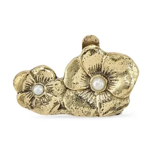Wyjątkowa oferta Doing Goods uchwyt na kartkę okolicznościową Zoey Flower 5 x 3 x 2 cmkolor żółty