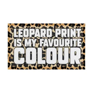 Artsy Doormats wycieraczka Brown Leopard 70x40 cmkolor multicolor Hit cenowy