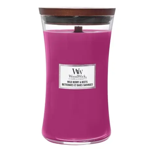 Wysoka jakość WoodWick Wild Berry & Beets Świeca Duża zapachowa