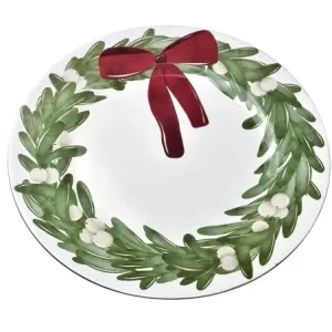 Podtalerz dekoracyjny Blanche Festive Christmas 33 cm Tani