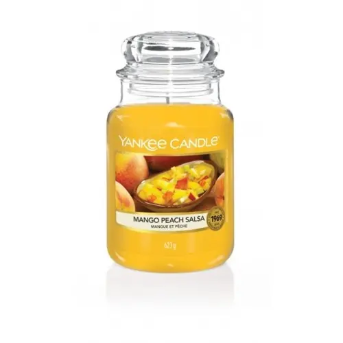 Promocja Yankee Candle Mango Peach Salsa Świeca Duża