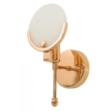 Premium Elegancki złoty kinkiet w stylu art deco
