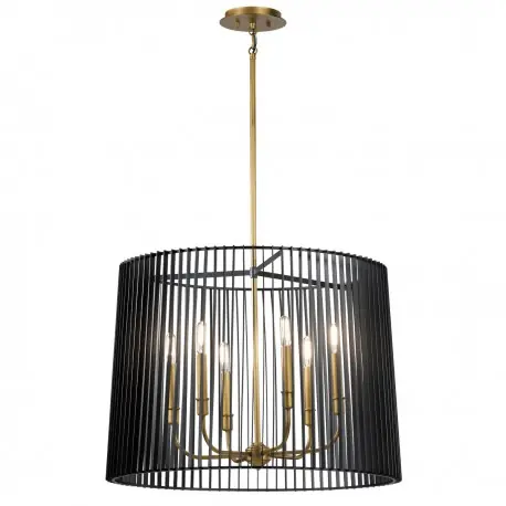 Regulowana lampa wisząca czarno złota nad stół Loft Oferta