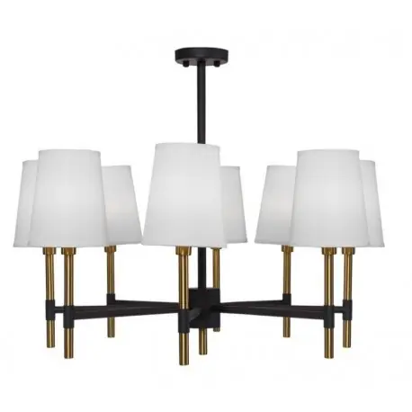 Taniej Czarno złoty żyrandol sufitowy do niskiego salonu Modern Classic h 65cm Ø 75cm