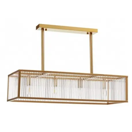 Kup online Długa złota lampa wisząca Glamour nad stół 75cm