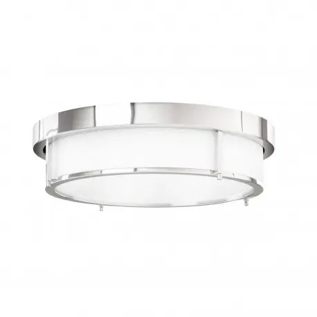 Obniżka ceny Duża lampa sufitowa w srebrnym kolorze w stylu Modern Classic Roma