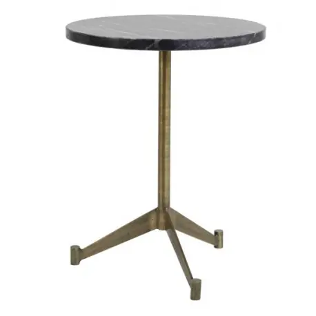 Oferta Light & Living -Elegancki stolik pomocniczy marmur, złoty