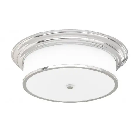 Szybka wysyłka Plafon Glamour do przedpokoju w kolorze srebrnym Noma Chrom 49cm